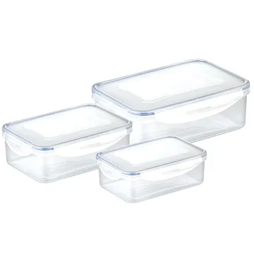 SET 3 CONTAINERS, RECTANGULAR