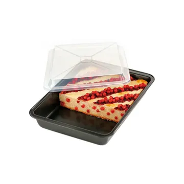 HAKZEON Teglia Per Pane Con Coperchio 34x13,5x12 Cm – 1000g, Antiaderente, In Lega Di Alluminio, Per Toast E Torte