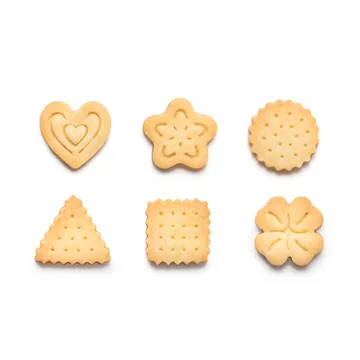 COOKIE CUTTER TRAY WITH STAMPS, ASSORTED SHAPES