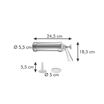 BISCUIT MAKER / CAKE DECORATOR, METAL
