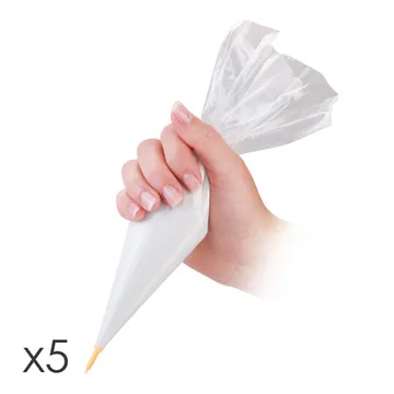 DECORATING BAG WITH MINI NOZZLE, DISPOSABLE