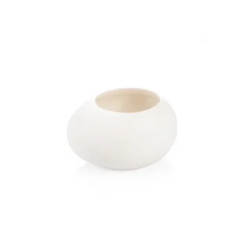 SMALL PLANT POT STONES, WHITE