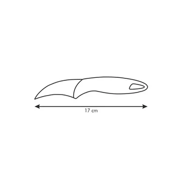 CURVED PEELING KNIFE
