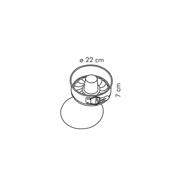 TORTIERA APRIBILE DOPPIO FONDO