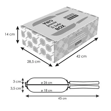 GIRABOX - GIRA FOCACCIA E TORTA BOX, set 3 pezzi