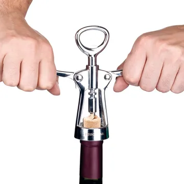 WINE BOTTLE OPENER, WITH FOIL CUTTER