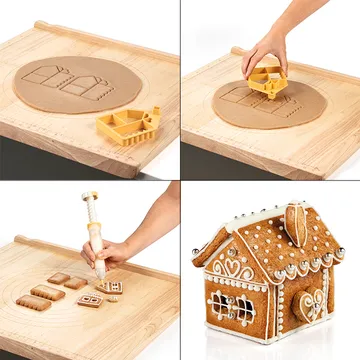 TAGLIABISCOTTI CASETTA DI PAN DI ZENZERO