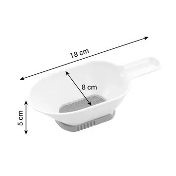 SCOOP SIFTER WITH CLOSING GATE