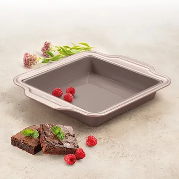 TEGLIA IN SILICONE CON BORDO IN METALLO