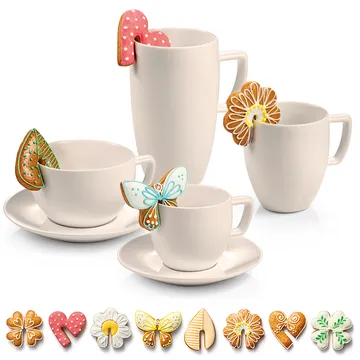 CUP RIM COOKIE CUTTERS, NATURE