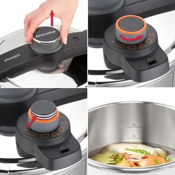 SET PENTOLE A PRESSIONE 4+6 L