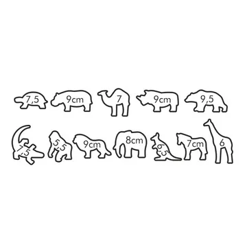 COOKIE CUTTERS ZOO KIDS