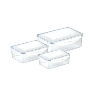 SET 3 CONTAINERS, RECTANGULAR