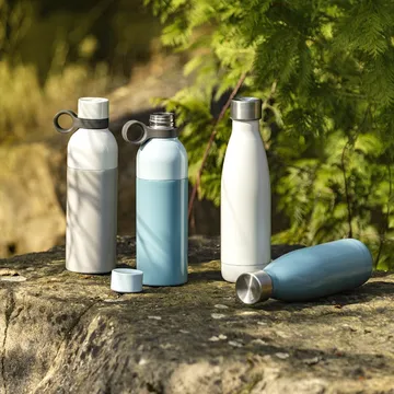 BOTTIGLIA TERMICA IN ACCIAIO INOX, 0.5 L, BICOLORE