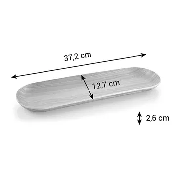 TRAY, OVAL
