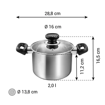 PENTOLA CON COPERCHIO