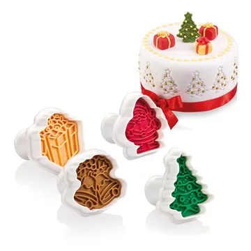 COOKIE CUTTER WITH STAMP, CHRISTMAS
