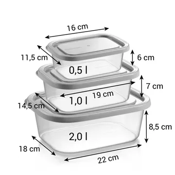 CONTENITORI PER FREEZER