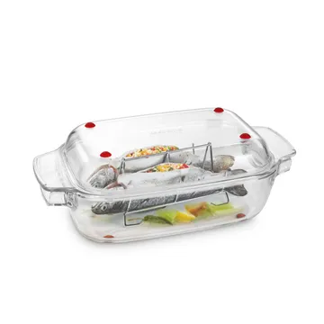 ROSTIERA RETTANGOLARE CON COPERCHIO