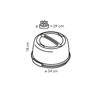 ROUND COOLING TRAY WITH LID