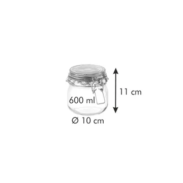 BARATTOLO PER CONSERVE 600 ML