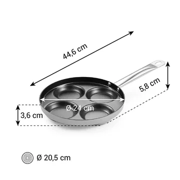 FRYING PAN 4 DIMPLES