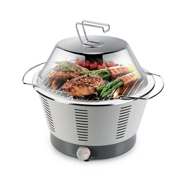 COPERCHIO PER BARBECUE PORTATILE, ACCIAIO INOSSIDABILE
