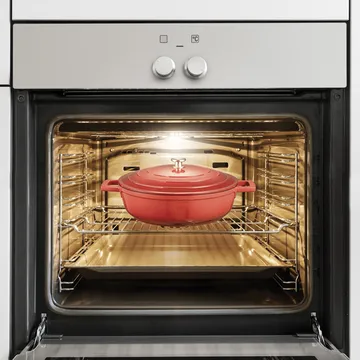 DEEP FRYING PAN WITH  COVER