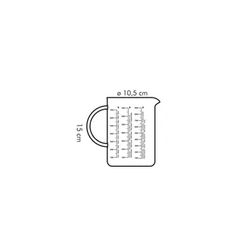 GLASS MEASURING VESSEL