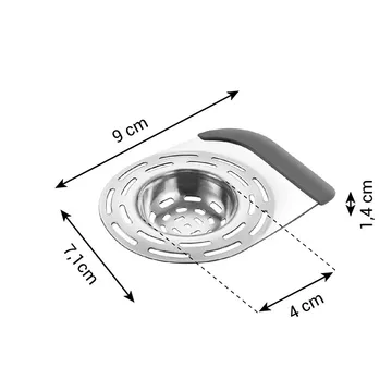 SINK SIEVE WITH SPATULA