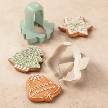 FLEXIBLE COOKIE CUTTERS, CHRISTMAS