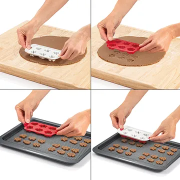 STAMPO TAGLIABISCOTTI CON TIMBRI, NATALE