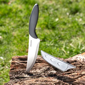 COOK'S KNIFE WITH PROTECTIVE SHEATH
