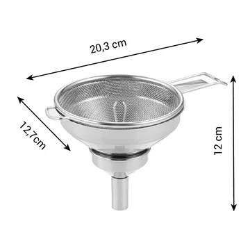 TWO-PART FUNNEL WITH SIEVE