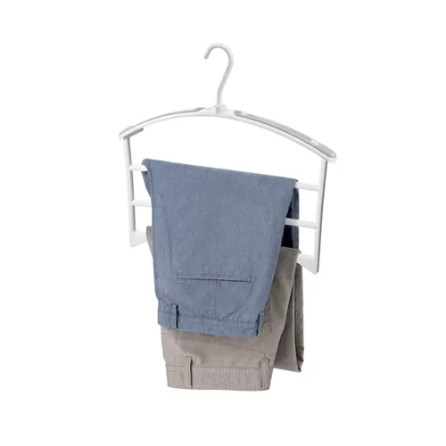 CLOTHES HANGER WITH 3 TROUSER BARS