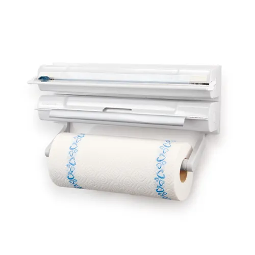 PORTAROTOLI DA PARETE 3 IN 1