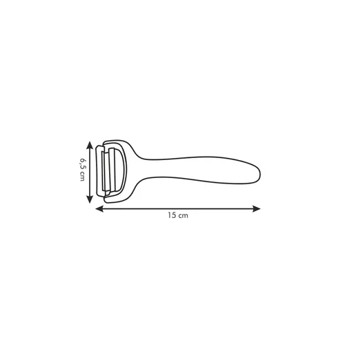 CERAMIC PEELER WITH LATERAL BLADE