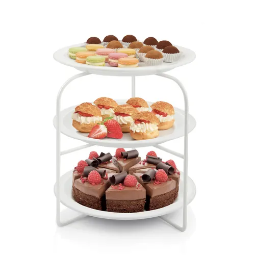 PLATE SERVING RACK