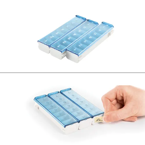 PILL ORGANISER, BLUE