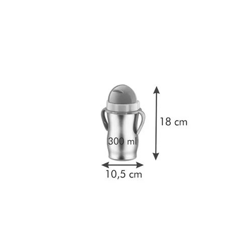 CHILDREN'S VACUUM FLASK WITH DRINKING STRAW