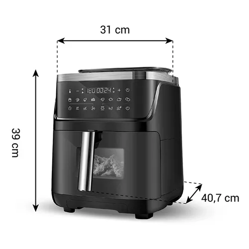 FRIGGITRICE AD ARIA CON FUNZIONE COTTURA A VAPORE