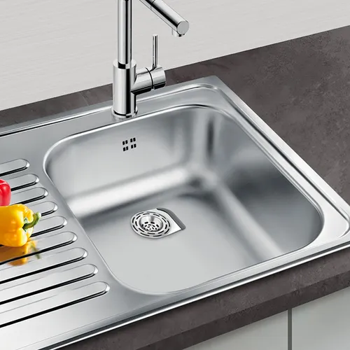SINK SIEVE WITH SPATULA