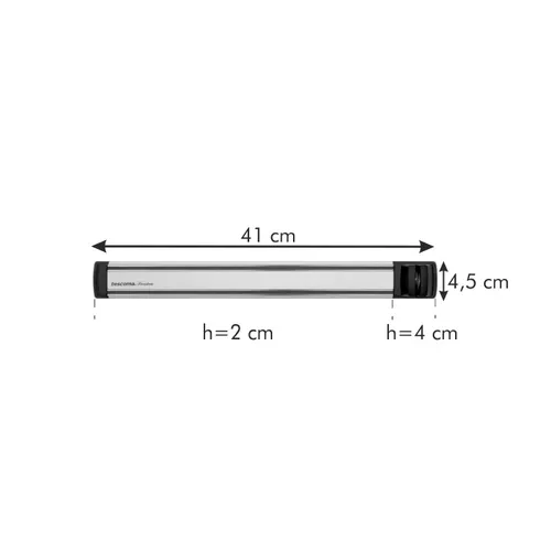 BARRA MAGNETICA PORTA COLTELLI CON AFFILATORE