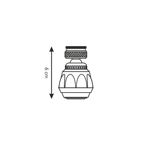 WATERSAVING AERATOR CHROME