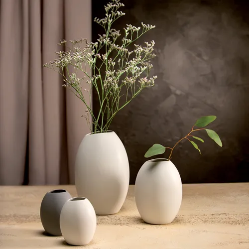 VASE STONES, WHITE