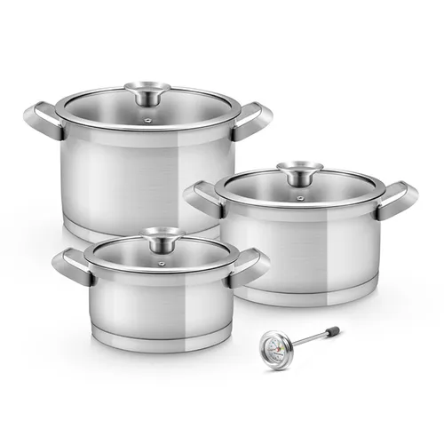COOKWARE SET WITH THERMOMETER