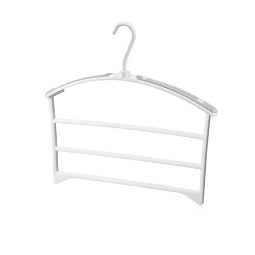 CLOTHES HANGER WITH 3 TROUSER BARS