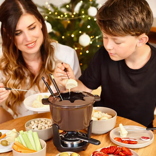FONDUE SET, 6 PERSONS