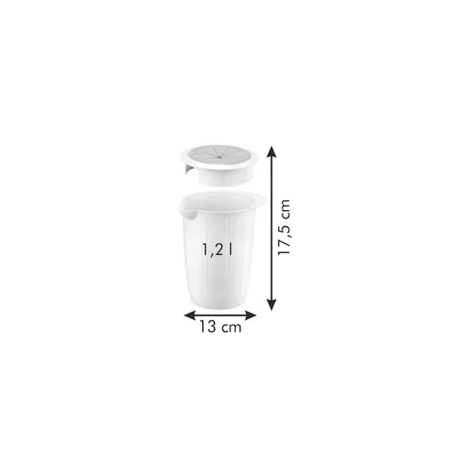 MIXING CONTAINER WITH PROTECTIVE CAP