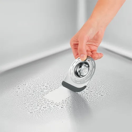 SINK SIEVE WITH SPATULA